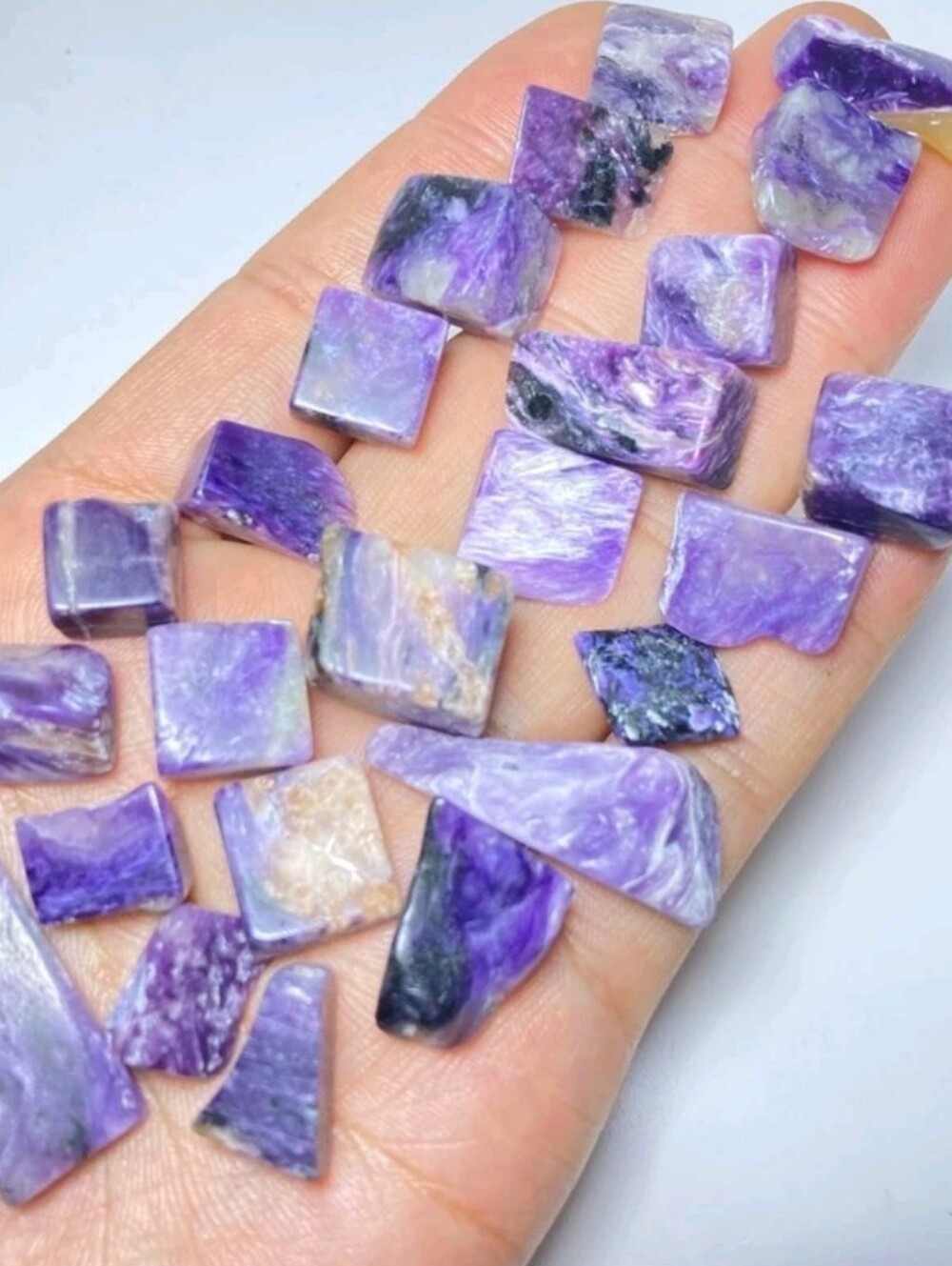 NEW High Grade Siberian Charoite Tumble $20 Each-Intuitively Chosen-Read Listing